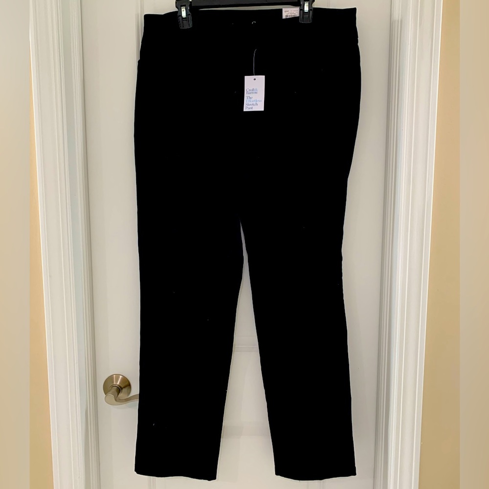 NWT Black effortless stretch pant size 16